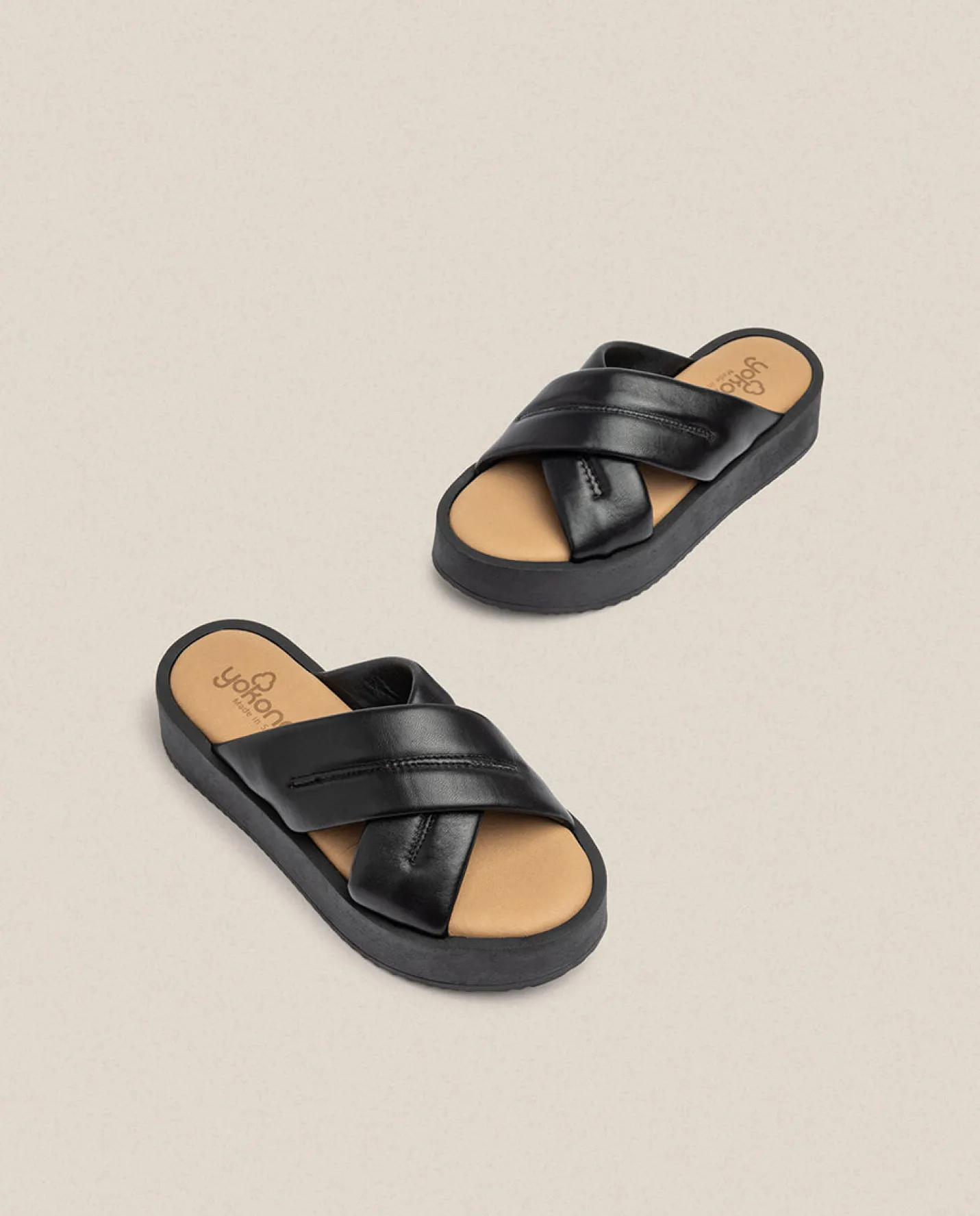 Platform Sandals|Yokono Platform Sandal CARMEN-004 Black