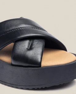 Platform Sandals|Yokono Platform Sandal CARMEN-004 Black