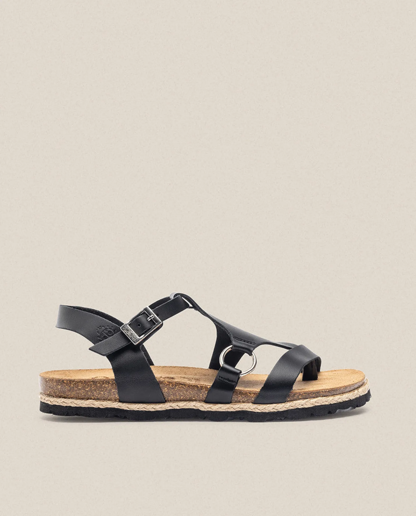 Platform Sandals|Flat Sandals|Yokono Platform Sandal CHIPRE-021 Black