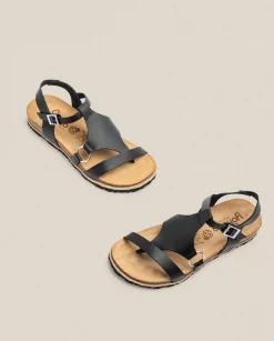 Platform Sandals|Flat Sandals|Yokono Platform Sandal CHIPRE-021 Black