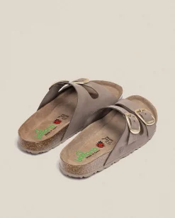Flat Sandals|Yokono Platform Sandal GRANADA-700 Gray