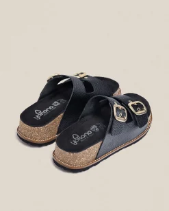 Platform Sandals|Yokono Platform Sandal OCA-013 Black