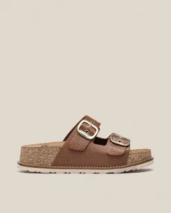 Platform Sandals|Yokono Platform Sandal OCA-013 Brown