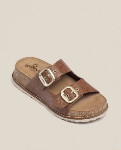 Platform Sandals|Yokono Platform Sandal OCA-013 Brown