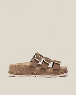 Platform Sandals|Yokono Platform Sandal OCA-004 Brown