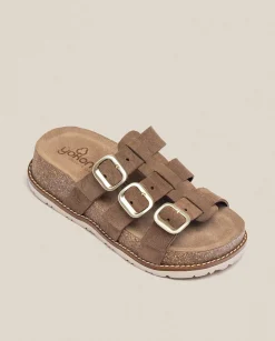 Platform Sandals|Yokono Platform Sandal OCA-004 Brown