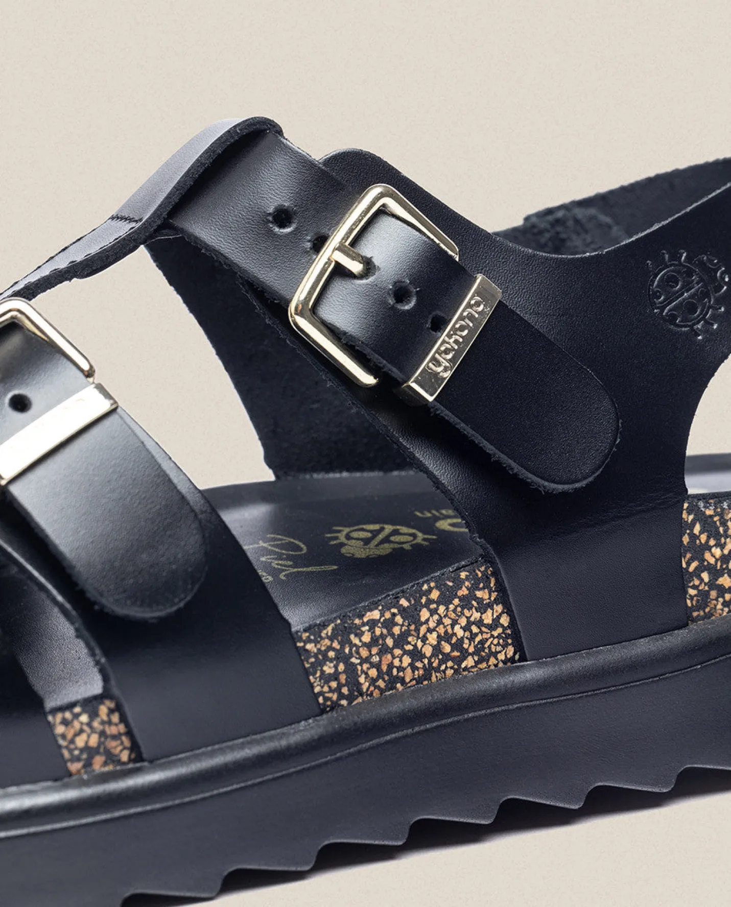 Platform Sandals|Yokono Platform Sandal TUNEZ-114 Black