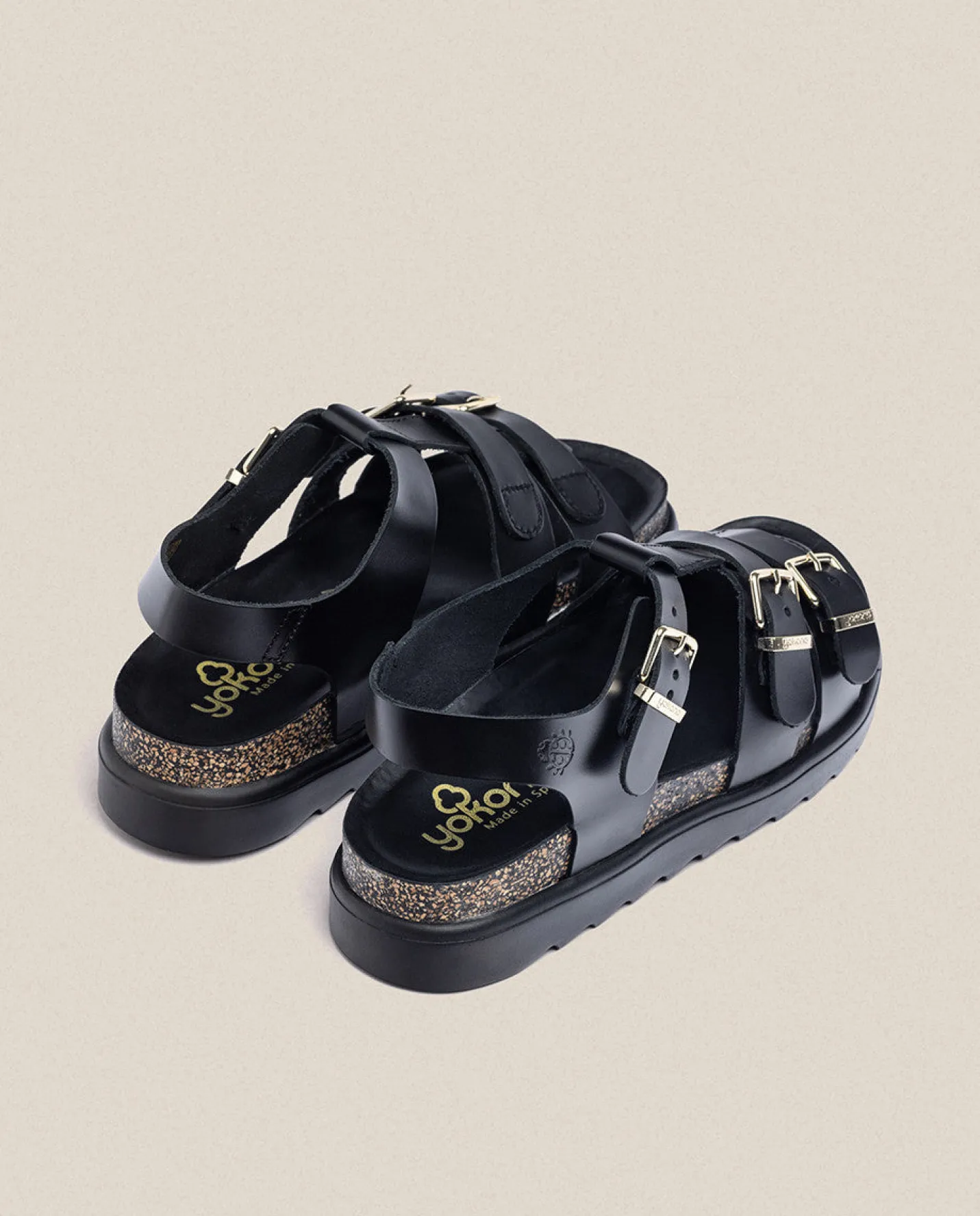 Platform Sandals|Yokono Platform Sandal TUNEZ-114 Black