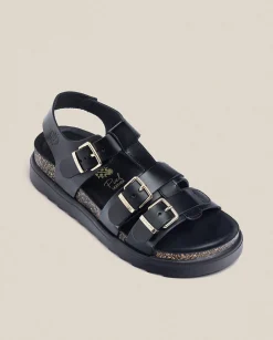 Platform Sandals|Yokono Platform Sandal TUNEZ-114 Black
