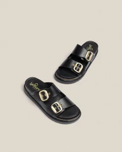 Platform Sandals|Yokono Platform Sandal TUNEZ-130 Black
