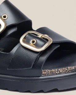 Platform Sandals|Yokono Platform Sandal TUNEZ-130 Black