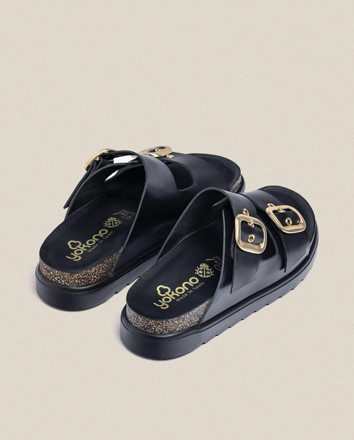 Platform Sandals|Yokono Platform Sandal TUNEZ-130 Black