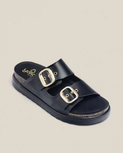 Platform Sandals|Yokono Platform Sandal TUNEZ-130 Black