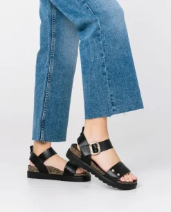 Platform Sandals|Yokono Platform Sandal TUNEZ-128 Black