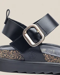Platform Sandals|Yokono Platform Sandal TUNEZ-128 Black