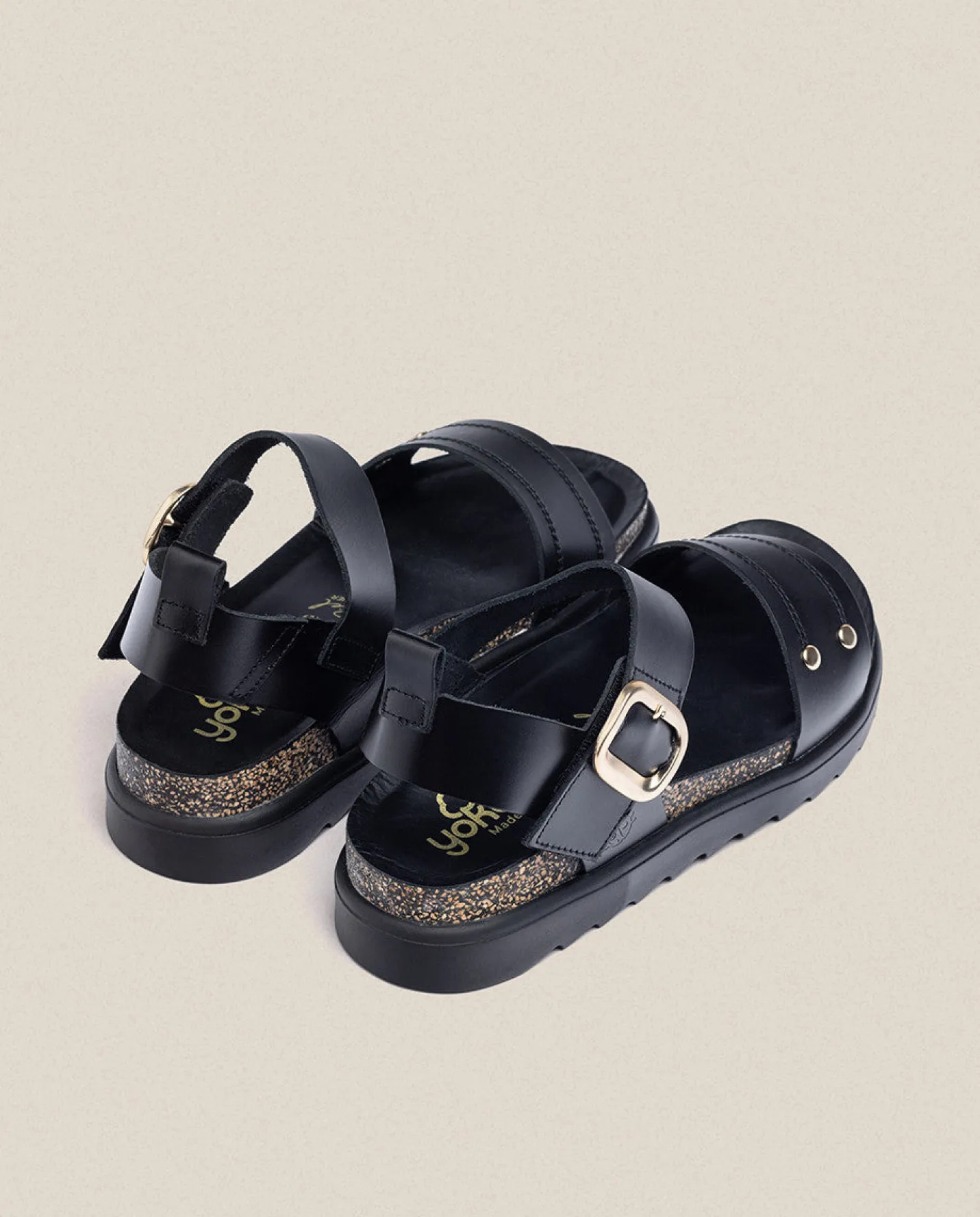 Platform Sandals|Yokono Platform Sandal TUNEZ-128 Black