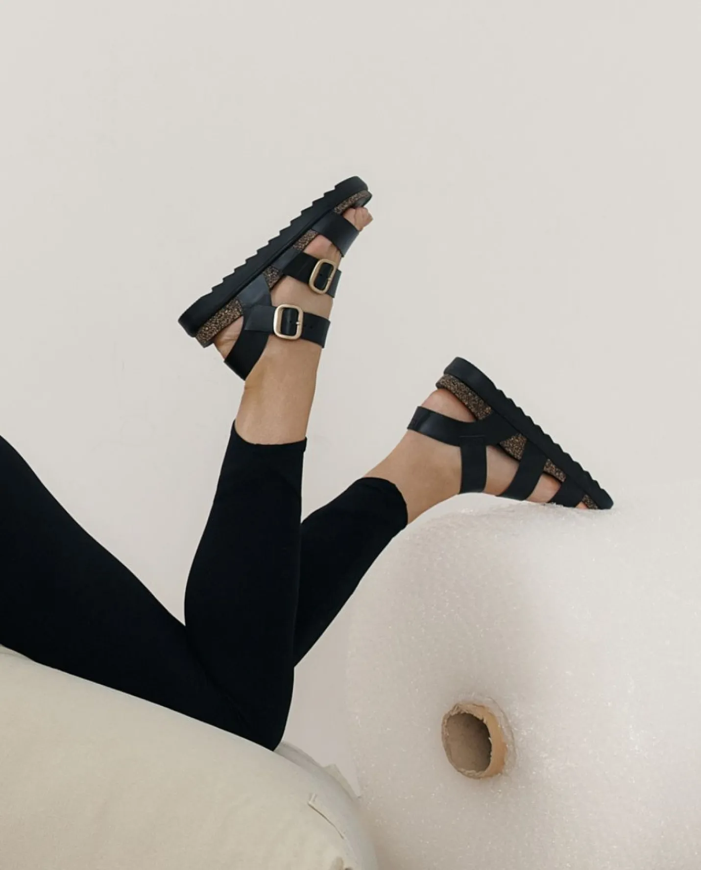 Platform Sandals|Yokono Platform Sandal TUNEZ-127 Black