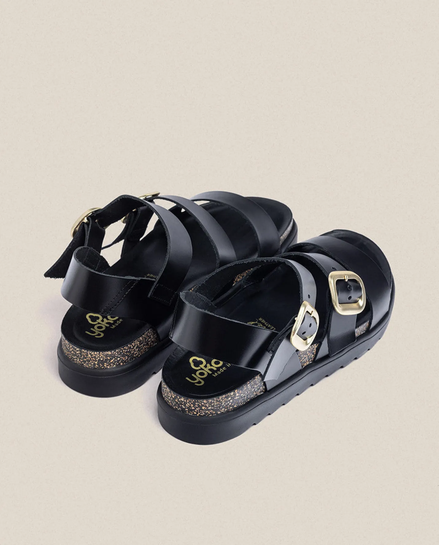 Platform Sandals|Yokono Platform Sandal TUNEZ-127 Black