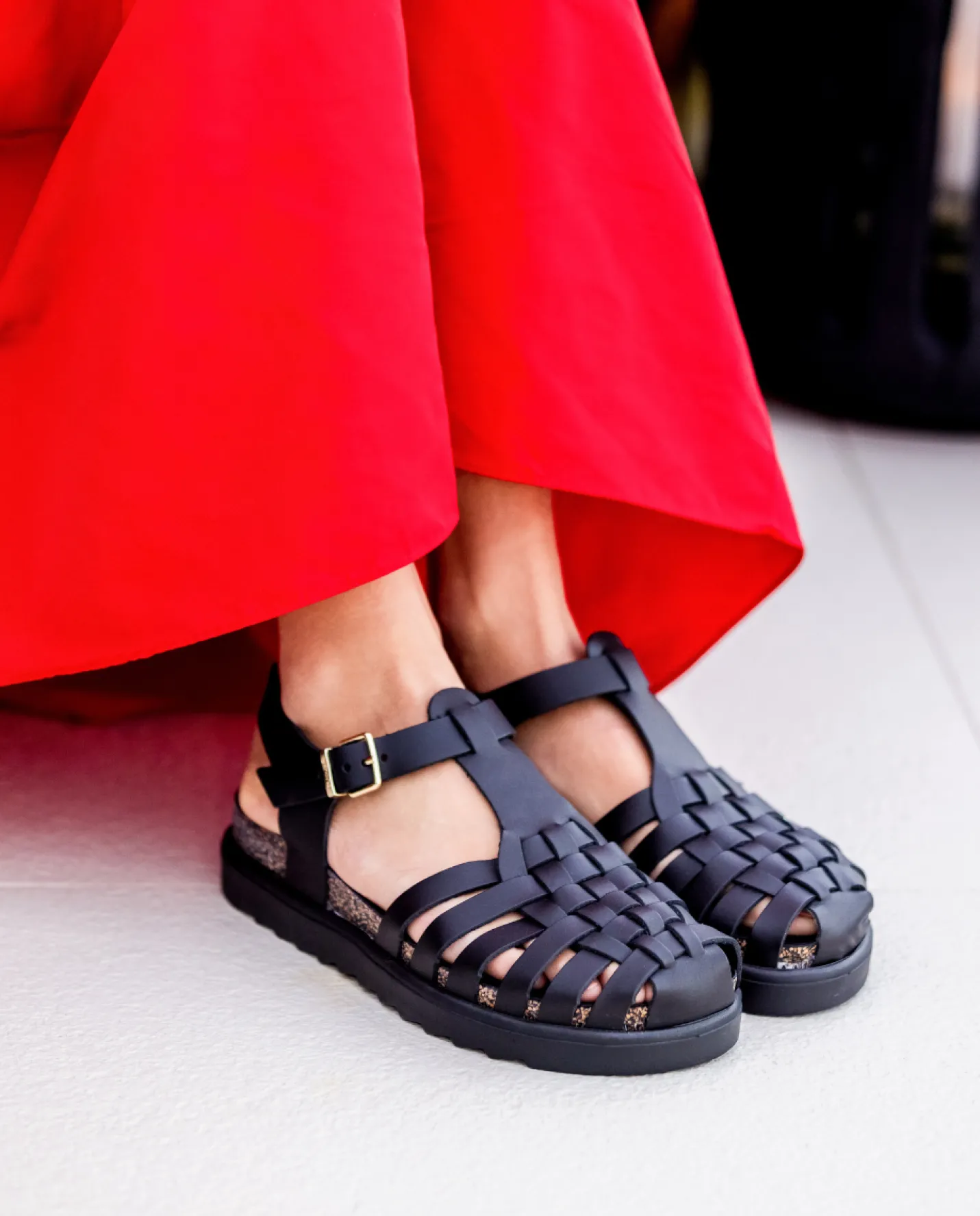 Platform Sandals|Yokono Platform Sandal TUNEZ-017 Black