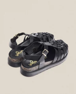 Platform Sandals|Yokono Platform Sandal TUNEZ-017 Black
