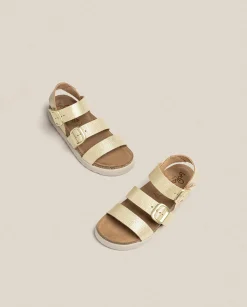Platform Sandals|Yokono Platform Sandal TUNEZ-127 Golden
