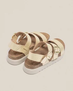 Platform Sandals|Yokono Platform Sandal TUNEZ-127 Golden