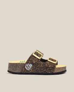 Platform Sandals|Yokono Platform Sandal West 003 Black