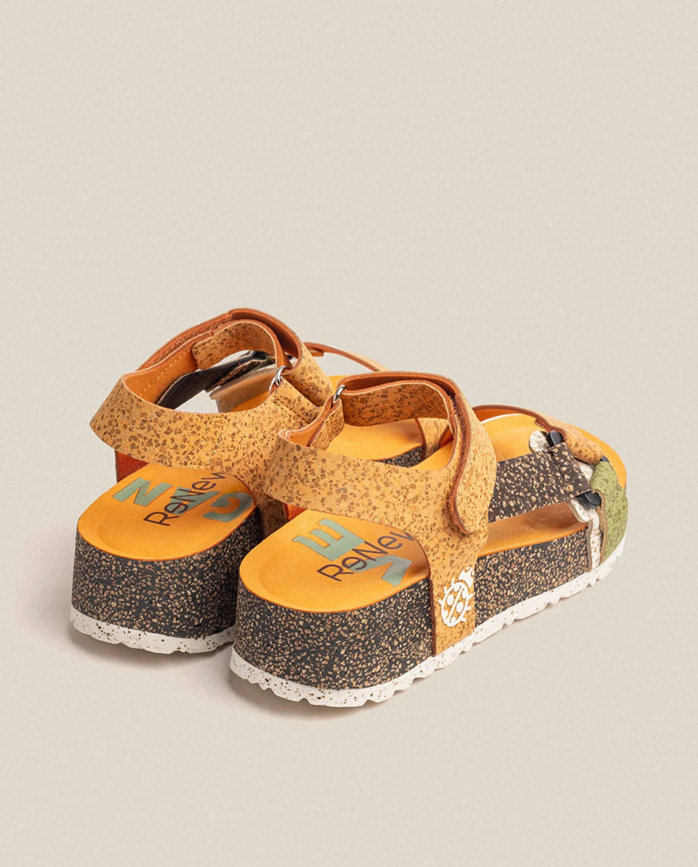 Platform Sandals|Yokono Platform Sandal West 007 Orange