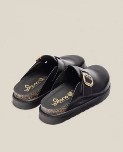 Clogs|Platform Sandals|Yokono Platform Shoe TUNEZ-599 Black