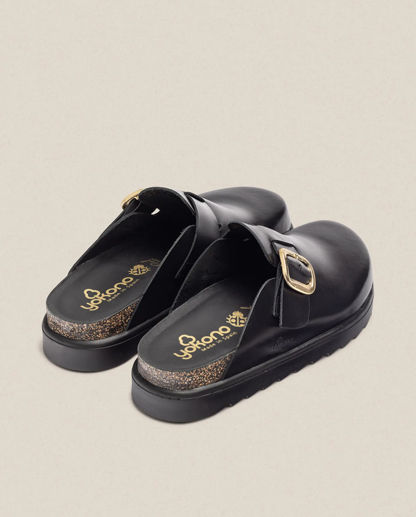 Clogs|Platform Sandals|Yokono Platform Shoe TUNEZ-599 Black
