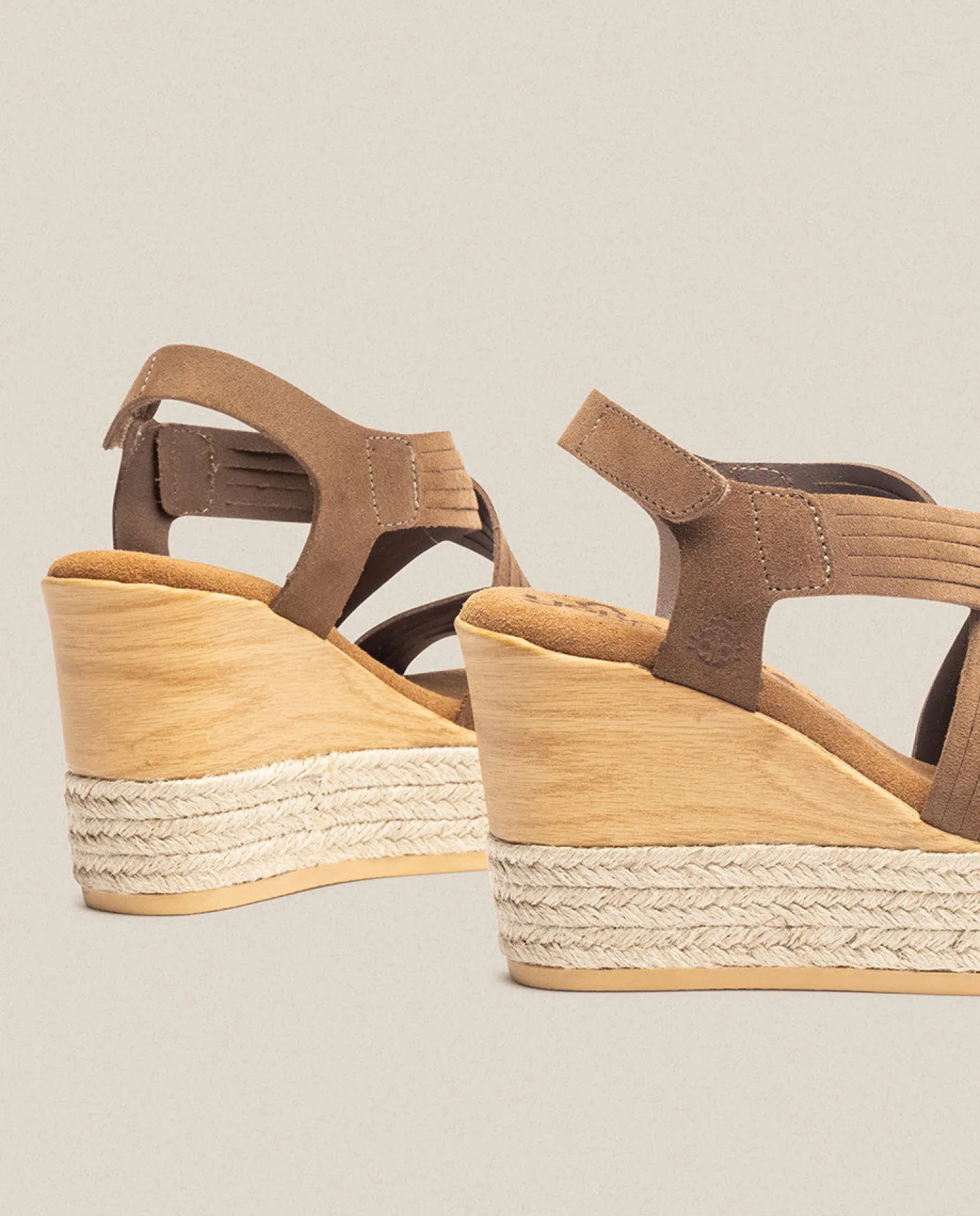 Wedge Sandals|Yokono Sandalia De Cuña Mey 003 Marron
