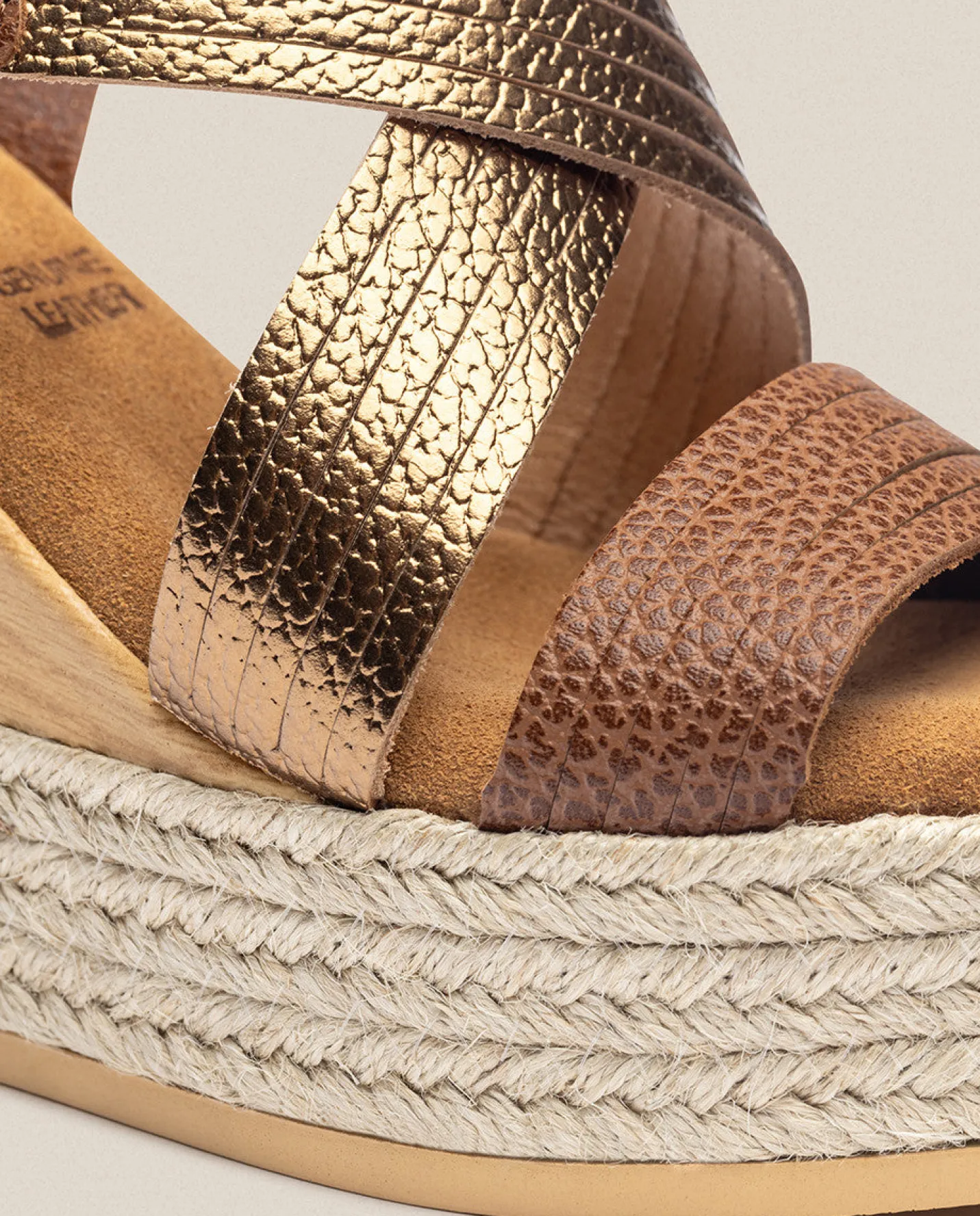 Wedge Sandals|Yokono Sandalia De Cuña Mey 003 Marron