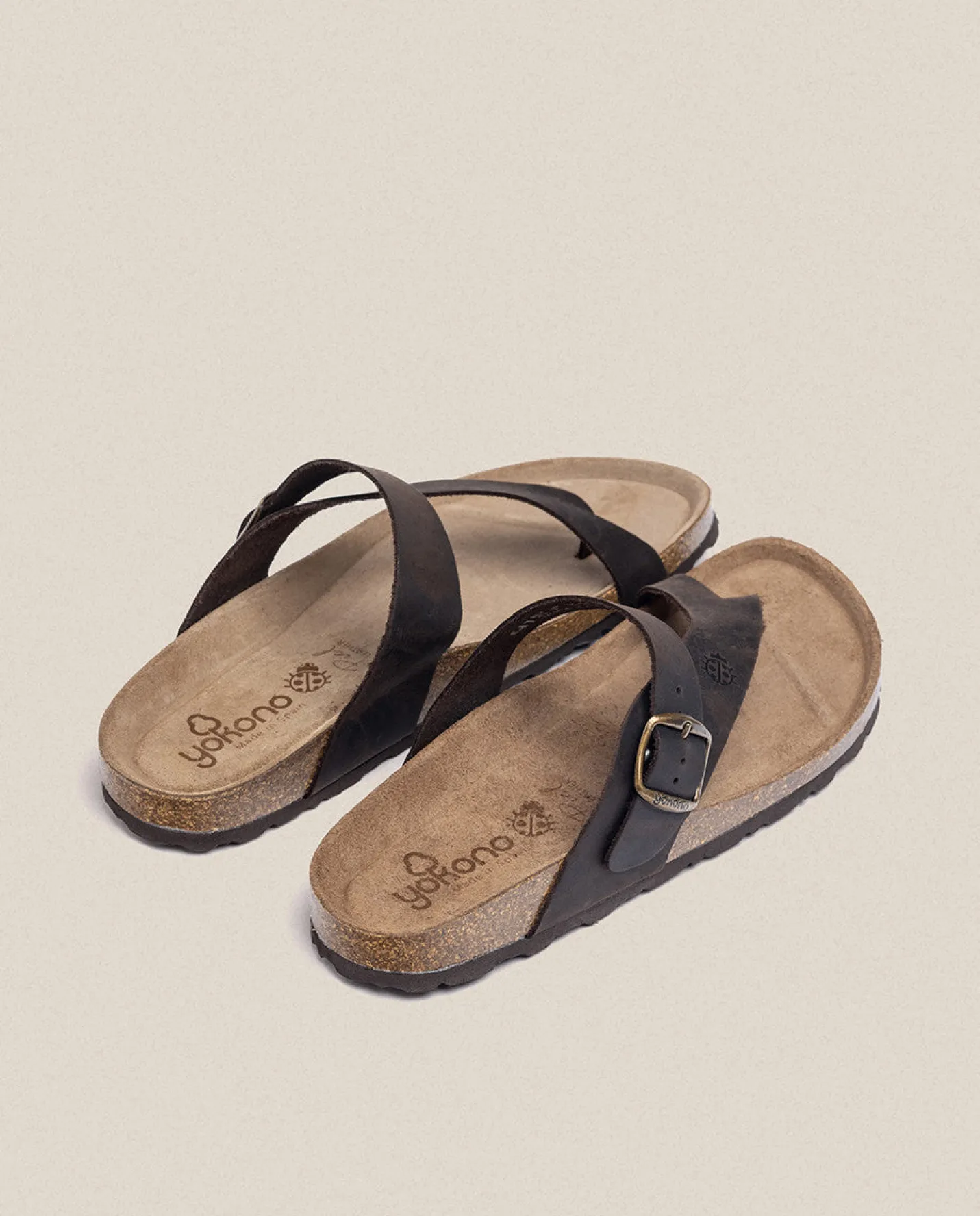 Sandals|Yokono Sandalia De Hombre Macam 203 Marron