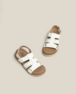 Platform Sandals|Yokono Sandalia De Plataforma Oca 007 Blanco