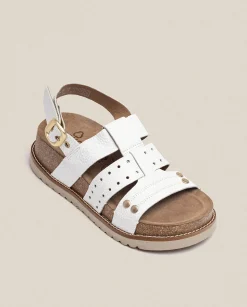 Platform Sandals|Yokono Sandalia De Plataforma Oca 007 Blanco