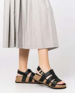 Platform Sandals|Yokono Sandalia De Plataforma Oca 007 Negro