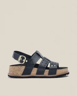 Platform Sandals|Yokono Sandalia De Plataforma Oca 007 Negro