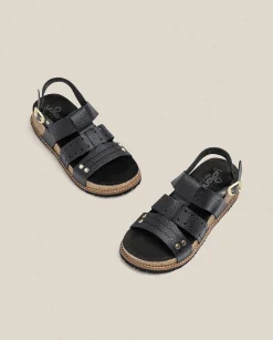 Platform Sandals|Yokono Sandalia De Plataforma Oca 007 Negro
