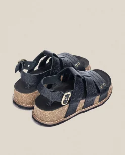 Platform Sandals|Yokono Sandalia De Plataforma Oca 007 Negro