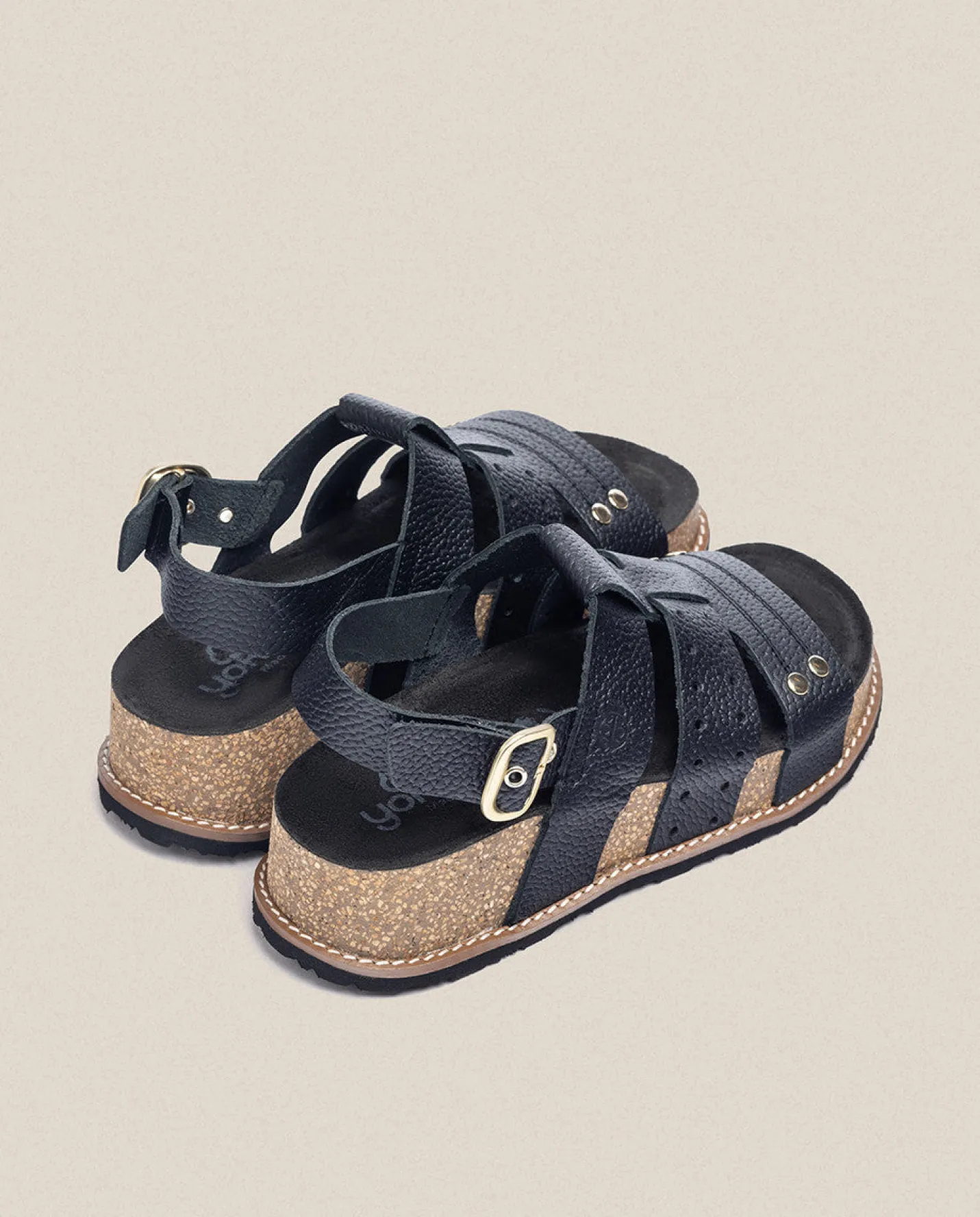 Platform Sandals|Yokono Sandalia De Plataforma Oca 007 Negro