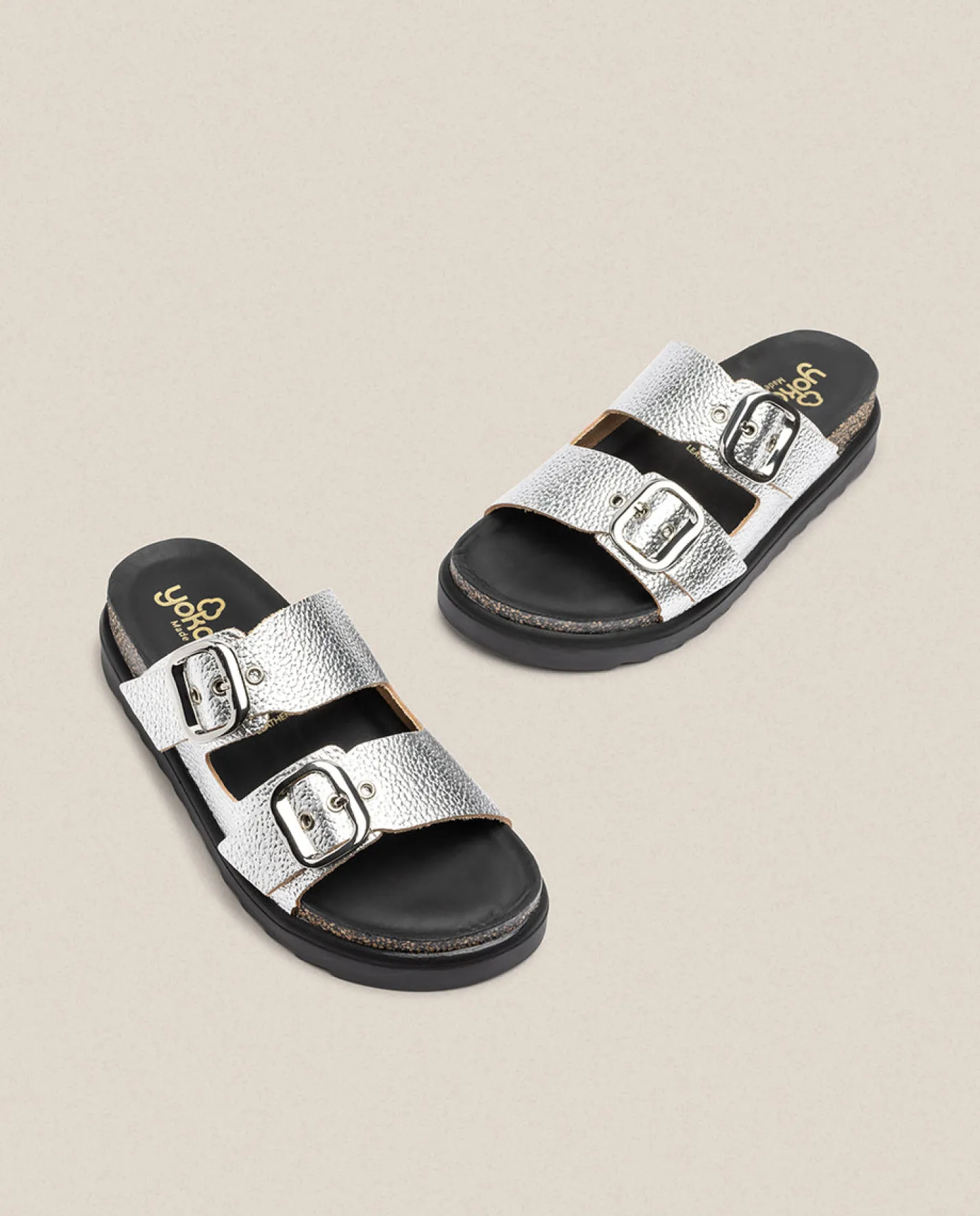 Platform Sandals|Yokono Sandalia De Plataforma Tunez 130 Plata