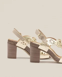 Heeled Sandals|Yokono Sandalia De Tacón Ponza 006 Dorado