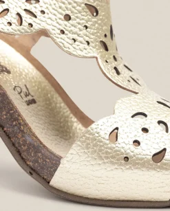 Heeled Sandals|Yokono Sandalia De Tacón Ponza 006 Dorado