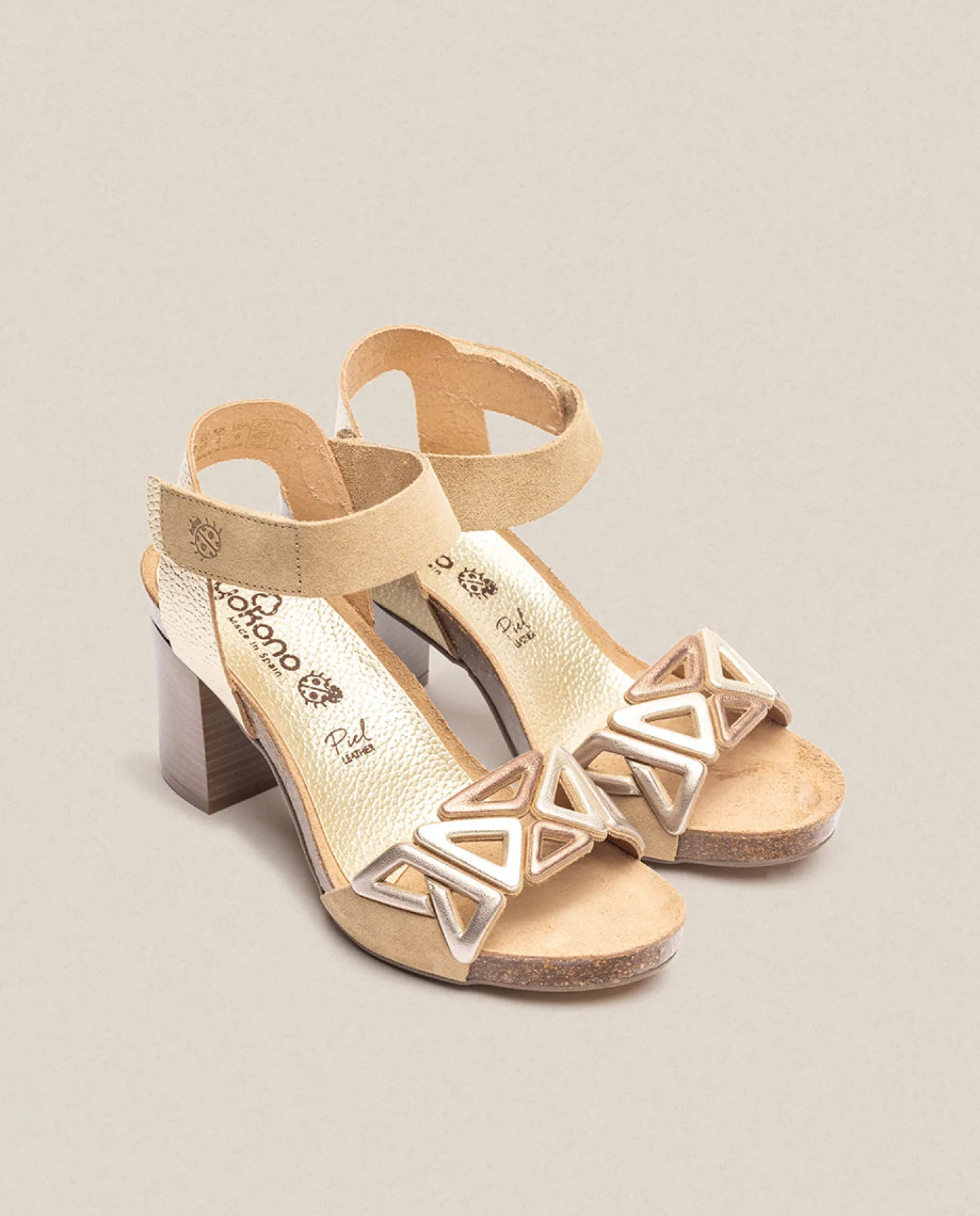 Heeled Sandals|Yokono Sandalia De Tacón Ponza 007 Marron