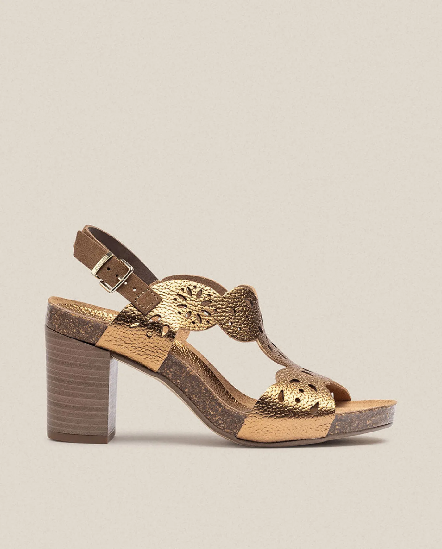 Heeled Sandals|Yokono Sandalia De Tacón Ponza 006 Marron