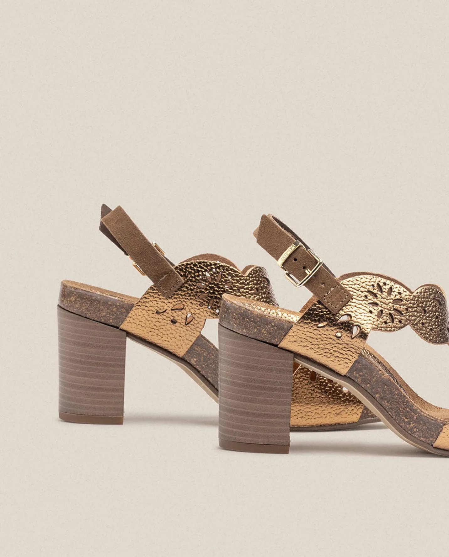 Heeled Sandals|Yokono Sandalia De Tacón Ponza 006 Marron