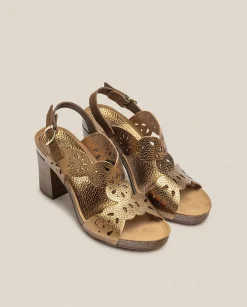 Heeled Sandals|Yokono Sandalia De Tacón Ponza 006 Marron