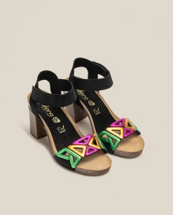 Heeled Sandals|Yokono Sandalia De Tacón Ponza 007 Negro