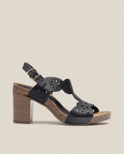 Heeled Sandals|Yokono Sandalia De Tacón Ponza 006 Negro