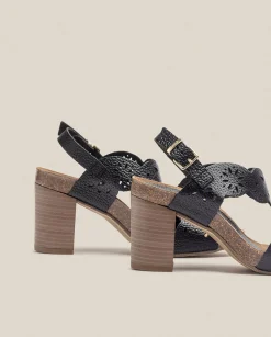 Heeled Sandals|Yokono Sandalia De Tacón Ponza 006 Negro
